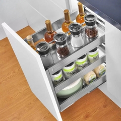 Kệ gia vị GROB GH- 20B/25B/30B/35B/40B đa năng inox hộp - Hàng chính hãng GROB