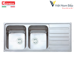 Chậu rửa bát European sink Artusi KS11650 1D – Bàn phải - Chính hãng KONOX