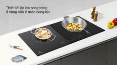 Bếp điện từ kết hợp đôi PRAMIE 2101 - Hàng chính hãng