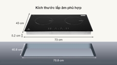 Bếp từ đôi PRAMIE PRTH-2201 - Hàng chính hãng