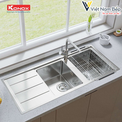 Chậu rửa bát Turkey sink Beta 1160 – Bàn trái - Chính hãng KONOX