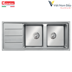 Chậu rửa bát Turkey sink Beta 1160 – Bàn trái - Chính hãng KONOX