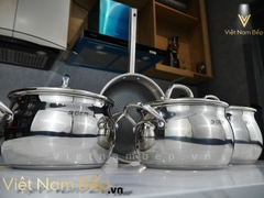 Bộ nồi B-Gem Belly BG-988 ARIC Inox304 cao cấp kèm chảo chống dính kim cương tại thành phố Hồ Chí Minh