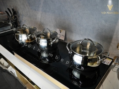 Bộ nồi B-Gem Belly BG-988 ARIC Inox304 cao cấp kèm chảo chống dính kim cương tại thành phố Hồ Chí Minh