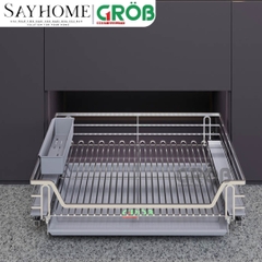 Giá đựng xoong nồi GROB C1O304.093.60/70/75/80/90 đa năng inox 304 GROB - Mix Oval - Hàng chính hãng