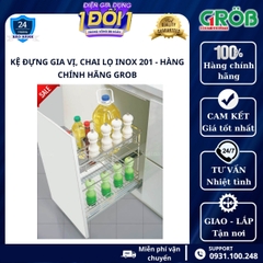 Kệ gia vị đa năng Nan vuông inox GROB