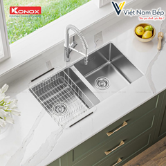 Chậu rửa bát Undermount Sink Cube 8744DU - Chính hãng KONOX