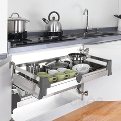 Kệ xoong nồi GROB GH- 60A/70A/75A/80A/90 đa năng inox hộp - Hàng chính hãng GROB