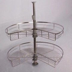 Mâm xoay GROB GV304-270A/270B góc 270 độ inox SUS304, nan dẹt - Hàng chính hãng GROB