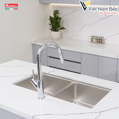 Chậu rửa bát chống xước Undermount Sink KN8646DU Dekor Basic - Chính hãng KONOX