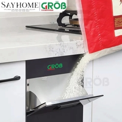 Thùng gạo GROB RB- 250BF/260BF/260WF/300BF/300WF mặt gương - Hàng chính hãng GROB