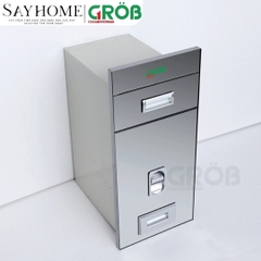 Thùng gạo GROB RB- 250BF/260BF/260WF/300BF/300WF mặt gương - Hàng chính hãng GROB