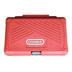 Cờ lê Oshima BVM12-TL Bạc (vòng miệng trợ lực-bộ 12c 8mm, 9mm, 10mm, 11mm, 12mm, 13mm, 14mm, 15mm, 16mm, 17mm, 18mm, 19mm)