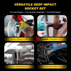 Bộ đầu khẩu vặn ốc dài 8-32mm