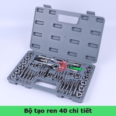 Bộ taro 40 chi tiết Đài Loan (tạo ren trong + ngoài)