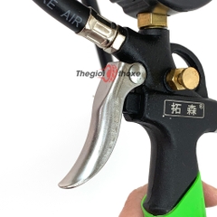 Đồng hồ bơm lốp xe máy, ô tô - Tuosen (mặt dầu)