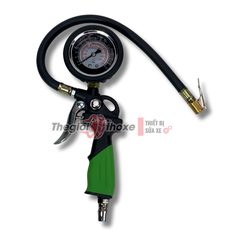 Đồng hồ bơm lốp xe máy, ô tô - Tuosen (mặt dầu)