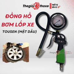 Đồng hồ bơm lốp xe máy, ô tô - Tuosen (mặt dầu)