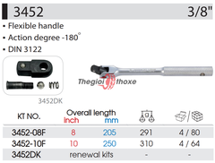 Tay vặn ốc lắc léo 3/8