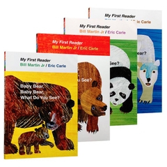 Brown Bear, Brown Bear, what do you see? - Eric Carle - Bear - Bộ 4 quyển+ File mp3