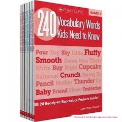240 Vocabulary words kids need to know (Sách nhập) - 6 quyển