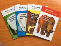 Brown Bear, Brown Bear, what do you see? - Eric Carle - Bear - Bộ 4 quyển+ File mp3
