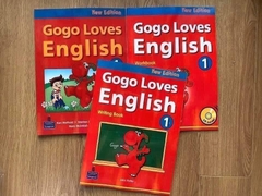 Gogo Loves English - Level 1 - 3 quyển (1q màu + 2q đen trắng) - Tặng file nghe + video