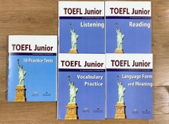 COMBO LUYỆN TOEFL JUNIOR 5 CUỐN KÈM FILE NGHE VÀ ĐÁP ÁN