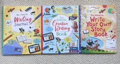 The Usborne Creative Writing Box (Sách nhập)- bộ 3 quyển