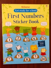 Sách Dính Dán - Usbonre Sticker Book - First Numbers
