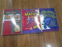 Toán Sing - Grade 6 (Phù hợp với bé lớp 6) - Complete maths guide, Step by step math, Challenging 4 in 1 maths - Bộ 3 quyển