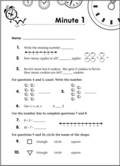 Math Minutes - Bộ 8 quyển