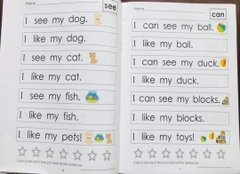 Sight word - Bộ 4q + 2q có file MP3