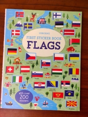 Sách Dính Dán - Usbonre Sticker Book - Flags