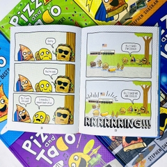 🎉 PIZZA & TACO – Bộ truyện cười “ngon mắt, vui miệng”, giúp bé mê đọc tiếng Anh! 🍕🌮