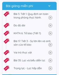 Tài khoản học khoa học tự nhiên (gói cơ bản) - 1 năm