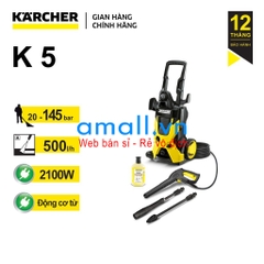 Máy xịt rửa xe cao áp Karcher K5 động cơ từ công suất 2100w, áp lực 20-145 bar, lưu lượng nước 500l/h