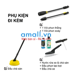 MÁY LÀM SẠCH ÁP LỰC KARCHER K2 POWER CONTROL CAR & HOME, HÀNG CHÍNH HÃNG NHẬP KHẨU TỪ ĐỨC