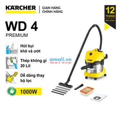 Máy Hút Bụi Khô Và Ướt Karcher WD 4 Premium thương hiệu của Đức