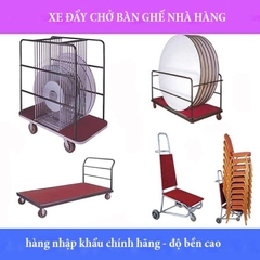 Xe Đẩy Dọn Bàn Thép Sơn Tĩnh Điện 3 Tầng