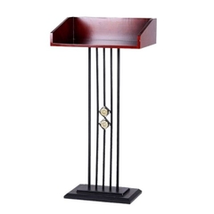 Bục Phát Biểu Gỗ Công Nghiệp Kết Hợp Thép