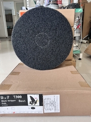 Miếng pad chà sàn 18 inch màu đen BF 7200, 5 miếng/thùng