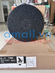 Miếng pad chà sàn BF 7300 đường kính 16 inch, 5 miếng/thùng, màu đen