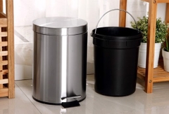 Thùng rác inox đạp chân 30L , hàng nhập khẩu cao cấp