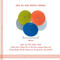 Đĩa sứ mài bóng đường kính 180mm