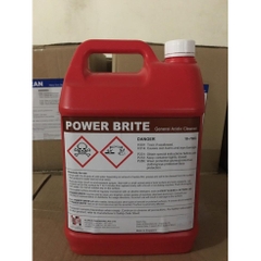 Dung Dịch Tẩy Cặn Gỉ Bề Mặt Tính Acid POWER BRITE 5L KLENCO