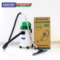 Máy hút bụi công nghiệp KRAFFER  KF-130   01 motor  Thùng Nhựa