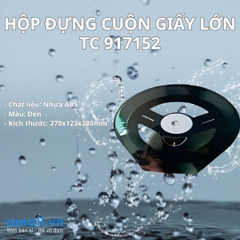 Hộp đựng cuộn giấy lớn chất lượng cao TC 917152 màu đen