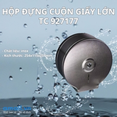 Hộp đựng cuộn giấy lớn bằng inox cao cấp TC 927177