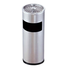 Thùng rác inox tròn gạt tàn